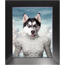 Load image into Gallery viewer, CHRISTMAS CRACKER 4 - Christmas Inspired Custom Pet Portrait Framed Satin Paper Print