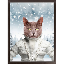 Load image into Gallery viewer, CHRISTMAS CRACKER 3 - Christmas Inspired Custom Pet Portrait Framed Satin Paper Print