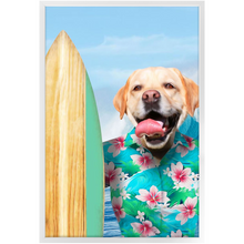 Load image into Gallery viewer, BITCHIN' - Custom Pet Portrait Framed Satin Paper Print