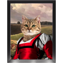 Load image into Gallery viewer, Reign In Spain - Renaissance Inspired Custom Pet Portrait Framed Satin Paper Print