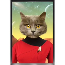 Load image into Gallery viewer, Oh Hooray - Star Trek Inspired Custom Pet Portrait Framed Satin Paper Print