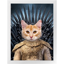 Load image into Gallery viewer, THE BONEROOM 1 - Game of Thrones & House Of Dragons Inspired Custom Pet Portrait Framed Satin Paper Print