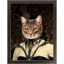 Load image into Gallery viewer, Springtrap - Steampunk, Victorian Era Inspired Custom Pet Portrait Framed Satin Paper Print