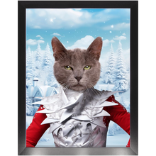 Load image into Gallery viewer, CHRISTMAS CRACKER 10 - Christmas Inspired Custom Pet Portrait Framed Satin Paper Print