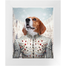 Load image into Gallery viewer, CHRISTMAS CRACKER 1 - Christmas Inspired Custom Pet Portrait Framed Satin Paper Print