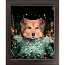 Load image into Gallery viewer, CHRISTMAS CRACKER 14 - Christmas Inspired Custom Pet Portrait Framed Satin Paper Print