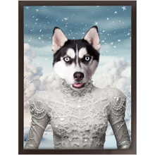 Load image into Gallery viewer, CHRISTMAS CRACKER 4 - Christmas Inspired Custom Pet Portrait Framed Satin Paper Print