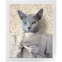 Load image into Gallery viewer, Lady Lick - Renaissance Inspired Custom Pet Portrait Framed Satin Paper Print