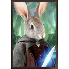 Load image into Gallery viewer, Shire Ground - Lord of The Rings Inspired Custom Pet Portrait Framed Satin Paper Print