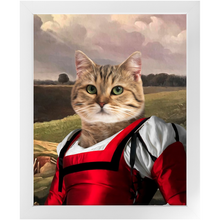 Load image into Gallery viewer, Reign In Spain - Renaissance Inspired Custom Pet Portrait Framed Satin Paper Print
