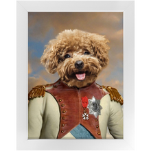 Load image into Gallery viewer, Baron D. Zert - Renaissance Inspired Custom Pet Portrait Framed Satin Paper Print