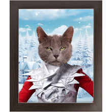 Load image into Gallery viewer, CHRISTMAS CRACKER 10 - Christmas Inspired Custom Pet Portrait Framed Satin Paper Print