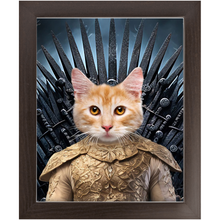 Load image into Gallery viewer, THE BONEROOM 1 - Game of Thrones & House Of Dragons Inspired Custom Pet Portrait Framed Satin Paper Print