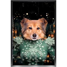 Load image into Gallery viewer, CHRISTMAS CRACKER 14 - Christmas Inspired Custom Pet Portrait Framed Satin Paper Print