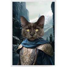 Load image into Gallery viewer, HELM'S BLEEP - Lord of the Rings Inspired Custom Pet Portrait Framed Satin Paper Print