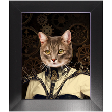 Load image into Gallery viewer, Springtrap - Steampunk, Victorian Era Inspired Custom Pet Portrait Framed Satin Paper Print