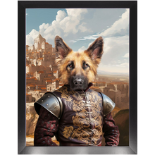 Load image into Gallery viewer, BESTEROS 2 - Game of Thrones & House Of Dragons Inspired Custom Pet Portrait Framed Satin Paper Print