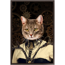 Load image into Gallery viewer, Springtrap - Steampunk, Victorian Era Inspired Custom Pet Portrait Framed Satin Paper Print