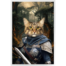 Load image into Gallery viewer, PORK HUNTER - Lord of the Rings Inspired Custom Pet Portrait Framed Satin Paper Print