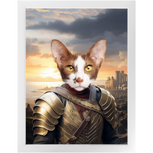 Load image into Gallery viewer, BESTEROS 1 - Game of Thrones & House Of Dragons Inspired Custom Pet Portrait Framed Satin Paper Print