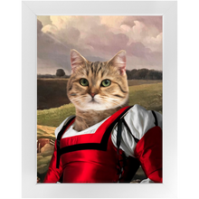 Load image into Gallery viewer, Reign In Spain - Renaissance Inspired Custom Pet Portrait Framed Satin Paper Print