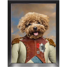 Load image into Gallery viewer, Baron D. Zert - Renaissance Inspired Custom Pet Portrait Framed Satin Paper Print