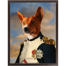 Load image into Gallery viewer, Napoleon Complex - Napoleon & Renaissance Inspired Custom Pet Portrait Framed Satin Paper Print