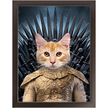 Load image into Gallery viewer, THE BONEROOM 1 - Game of Thrones & House Of Dragons Inspired Custom Pet Portrait Framed Satin Paper Print