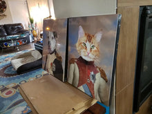 Load image into Gallery viewer, Baron D. Zert - Renaissance Inspired Custom Pet Portrait Canvas