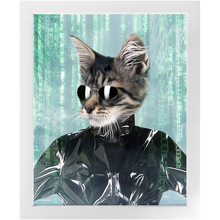Load image into Gallery viewer, Holey Trinity - The Matrix Inspired Custom Pet Portrait Framed Satin Paper Print