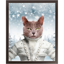Load image into Gallery viewer, CHRISTMAS CRACKER 3 - Christmas Inspired Custom Pet Portrait Framed Satin Paper Print