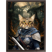 Load image into Gallery viewer, PORK HUNTER - Lord of the Rings Inspired Custom Pet Portrait Framed Satin Paper Print