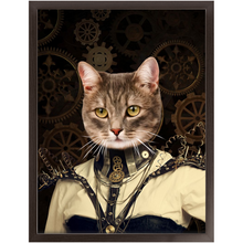 Load image into Gallery viewer, Springtrap - Steampunk, Victorian Era Inspired Custom Pet Portrait Framed Satin Paper Print