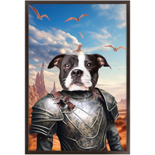 Load image into Gallery viewer, DESSERT CROSSING 3 - Game of Thrones & House Of Dragons Inspired Custom Pet Portrait Framed Satin Paper Print