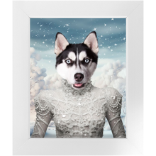 Load image into Gallery viewer, CHRISTMAS CRACKER 4 - Christmas Inspired Custom Pet Portrait Framed Satin Paper Print
