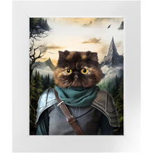 Load image into Gallery viewer, TAKING THE SCENIC ROUTE - Lord of the Rings Inspired Custom Pet Portrait Framed Satin Paper Print