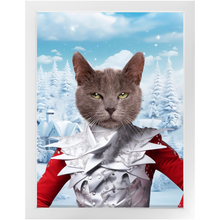 Load image into Gallery viewer, CHRISTMAS CRACKER 10 - Christmas Inspired Custom Pet Portrait Framed Satin Paper Print