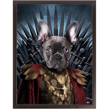 Load image into Gallery viewer, THE BONEROOM 3 - Game of Thrones & House Of Dragons Inspired Custom Pet Portrait Framed Satin Paper Print
