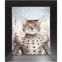 Load image into Gallery viewer, CHRISTMAS CRACKER 2 - Christmas Inspired Custom Pet Portrait Framed Satin Paper Print