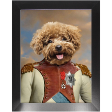 Load image into Gallery viewer, Baron D. Zert - Renaissance Inspired Custom Pet Portrait Framed Satin Paper Print