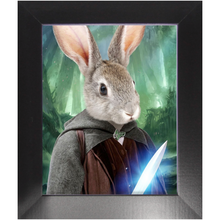 Load image into Gallery viewer, Shire Ground - Lord of The Rings Inspired Custom Pet Portrait Framed Satin Paper Print