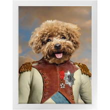 Load image into Gallery viewer, Baron D. Zert - Renaissance Inspired Custom Pet Portrait Framed Satin Paper Print