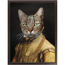 Load image into Gallery viewer, EARL E. BYRD - Renaissance Inspired Custom Pet Portrait Framed Satin Paper Print