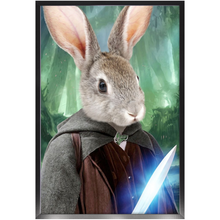 Load image into Gallery viewer, Shire Ground - Lord of The Rings Inspired Custom Pet Portrait Framed Satin Paper Print