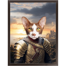 Load image into Gallery viewer, BESTEROS 1 - Game of Thrones & House Of Dragons Inspired Custom Pet Portrait Framed Satin Paper Print