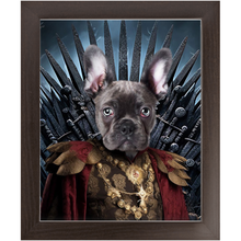 Load image into Gallery viewer, THE BONEROOM 3 - Game of Thrones & House Of Dragons Inspired Custom Pet Portrait Framed Satin Paper Print