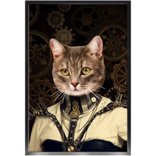 Load image into Gallery viewer, Springtrap - Steampunk, Victorian Era Inspired Custom Pet Portrait Framed Satin Paper Print