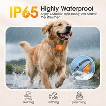 Load image into Gallery viewer, Dog Bark Collar for Large Medium Small Dogs, Effective No-Bark Collar, Smart Barking Collar, Rechargeable Bark Collar with 7-Level Sensitivity, 3 Beep & Vibration Modes, Waterproof, Orange