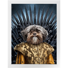 Load image into Gallery viewer, THE BONEROOM 2 - Game of Thrones & House Of Dragons Inspired Custom Pet Portrait Framed Satin Paper Print