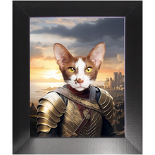 Load image into Gallery viewer, BESTEROS 1 - Game of Thrones & House Of Dragons Inspired Custom Pet Portrait Framed Satin Paper Print